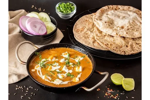Paneer Butter Masala and Rotis Meal - Diabetic Friendly