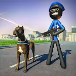 Cover Image of Download Stickman Police Dog Chase Crime Simulator 1.2 APK