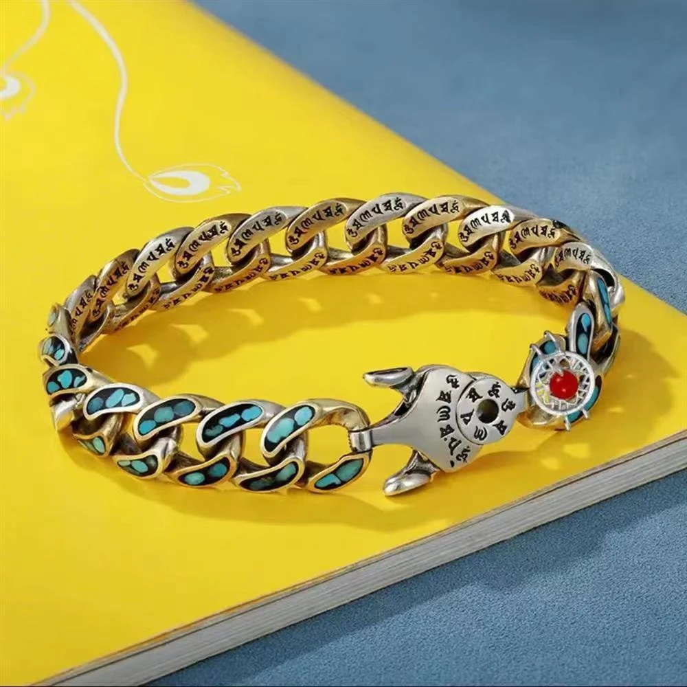 Title 1, Mode sieraden herenarmband, retro persoonlijkhe...