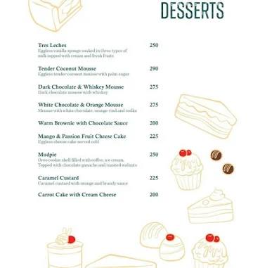 Rolling Dough Cafe menu 