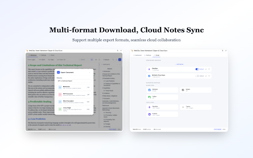 WebClip: Pages & AI chats to your notes screenshot 6