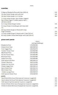 Burger Kings House menu 1