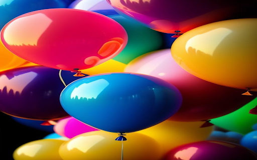 Colorful balloon wallpaper screenshot 1