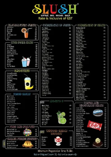 Slush menu 