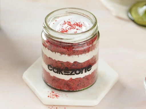 Red Velvet Mini Jar Cake