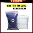 Hạt Hút Ẩm Xanh Đổi Màu Chống Ẩm 500G - Tặng 5 Túi Vải