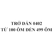 Trở Dán 0402 Từ 100 Ôm Đến 499 Ôm (Gói 100 Con)