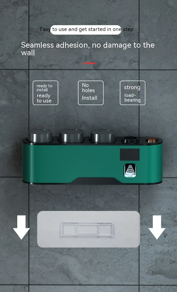 Sterilizzatore UV ricaricabile per spazzolini da denti con luce e supporto a parete, tazza elettrica, igiene e organizzazione.