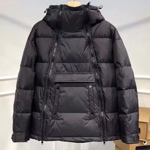 Title 4, Winter Couple Diagonal Zipper Bread Dress Mens...