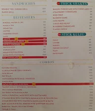 Tewari Bros. Mithaiwala menu 2