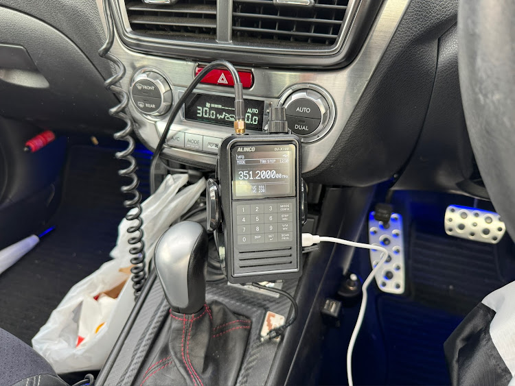 エクシーガの受信機・車載受信機・DJ-X100に関するカスタム事例の投稿画像1枚目