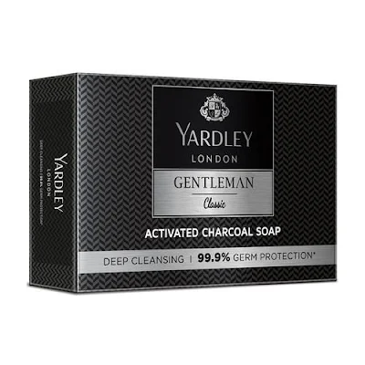 Yardley London Gentleman Classic Activated Charcoal Soap - 100 gm