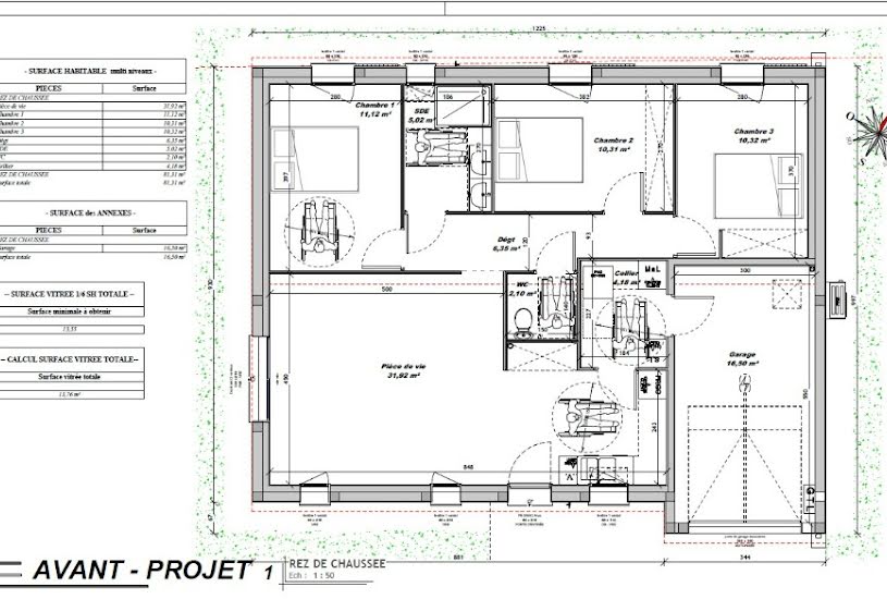  Vente Terrain + Maison - Terrain : 502m² - Maison : 80m² à Saint-Porchaire (17250) 