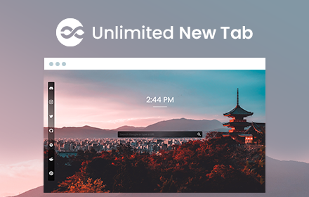 Unlimited New Tab - Custom Chrome Start page small promo image