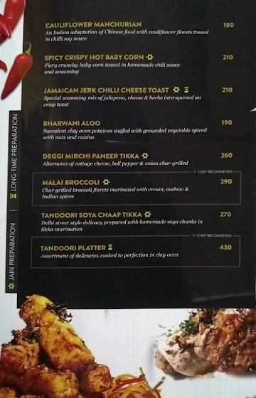 Food Nirvana menu 