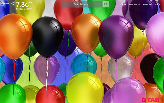 Balloons Wallpapers HD Theme