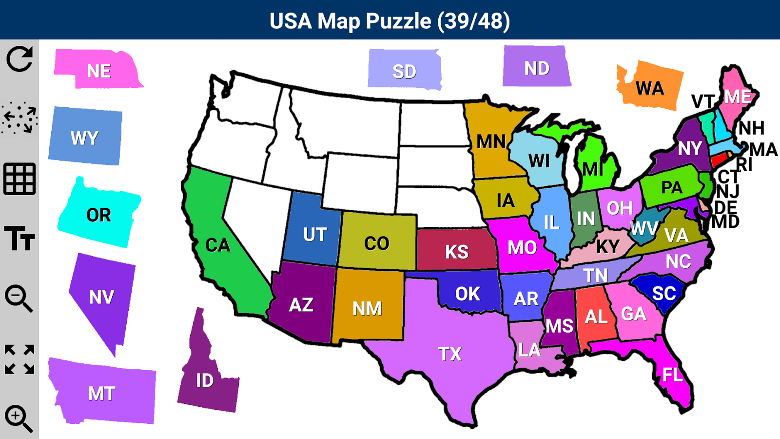 USA Map Puzzle - Android Apps on Google Play