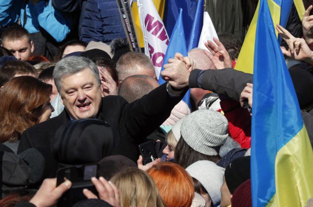 President Poroshenko's popularity has plunged since 2014.