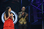 1 June 2019. Melanie Bala and Bob Mabena during the 25th annual South African Music Awards (SAMA 25) at Sun City.