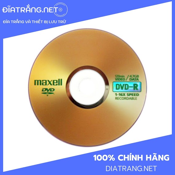 Đĩa Trắng Dvd - R Maxell 4.7Gb Loại Tốt Xuất Xứ Đài Loan (Sl: 1 Cái)