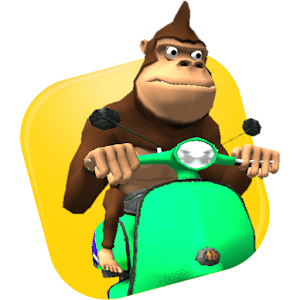 Monkey MOTO Racing 3D logo