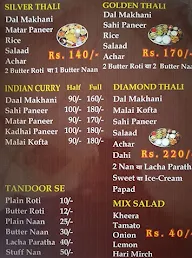 Radhika Sweets & Restaurant menu 1