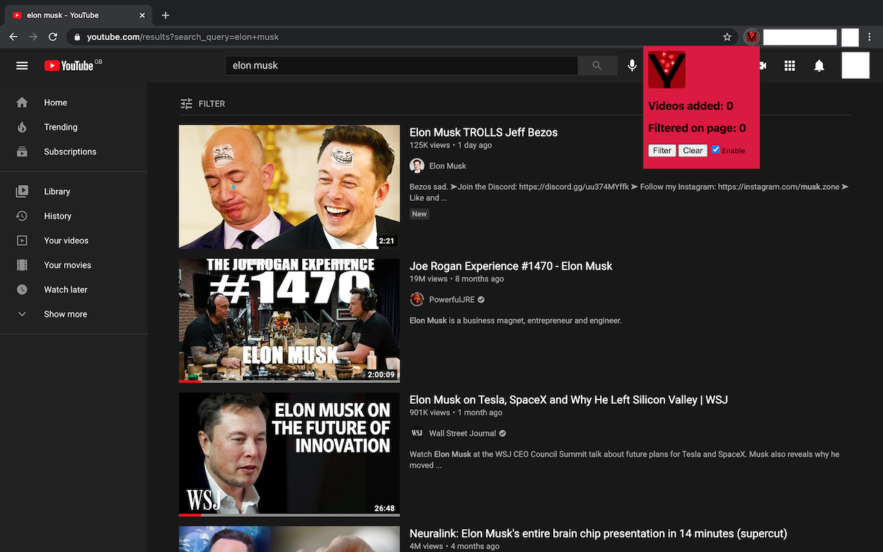 YouTube Watched Filter Preview image 1