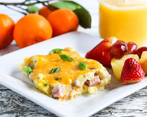 Baked Scrambled Egg Casserole