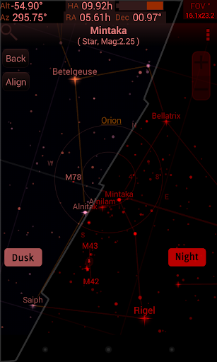 Screenshot SkEye | Astronomy