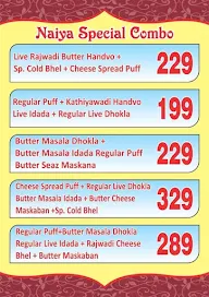 Naiya Live Dhokla House menu 3