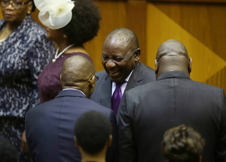 President Cyril Ramaphosa delivers his first state of the nation address on 16 February 2017