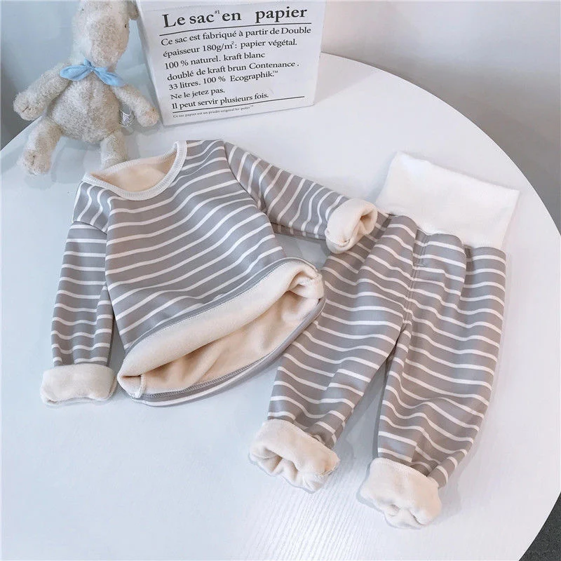 Title 6, Ensemble enfant en velours sans couture taille ...