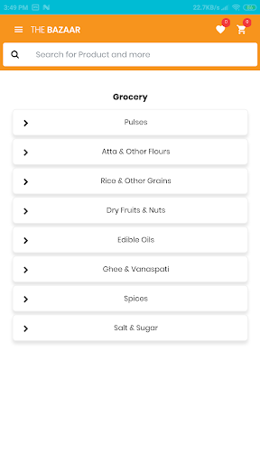 Screenshot The Bazaar - Online Grocery