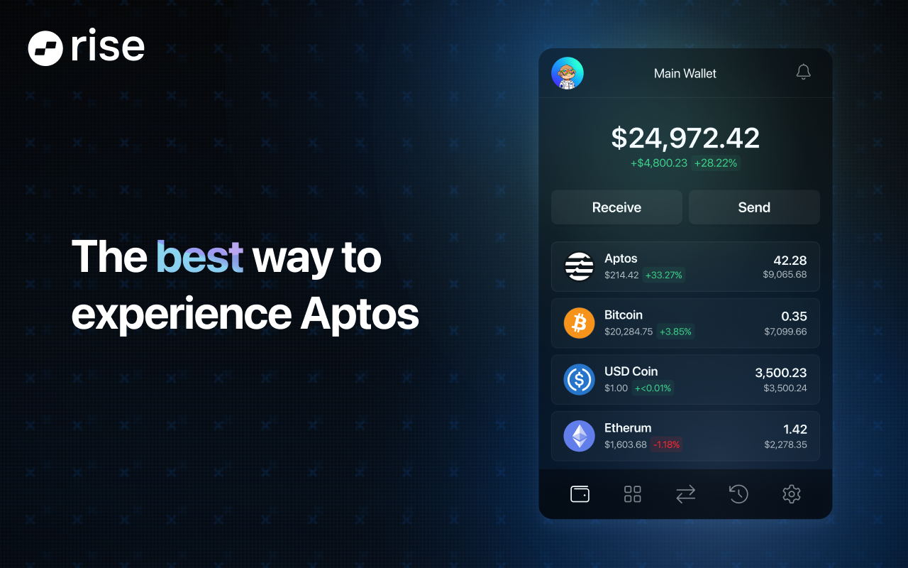 Rise - Aptos Wallet Preview image 3