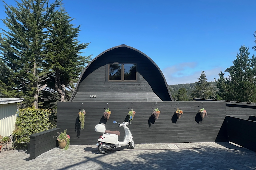 Prestige house for sale in Carmel-by-the-Sea (United States) - Dark house with garden and white scooter