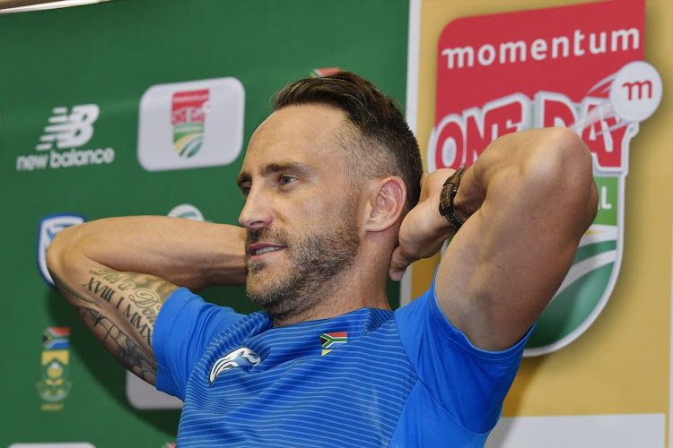 Proteas captain Faf du Plessis. FILE PHOTO