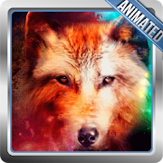 Galaxy Wolf Live Wallpaper  Icon