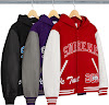 king hooded varsity jacket