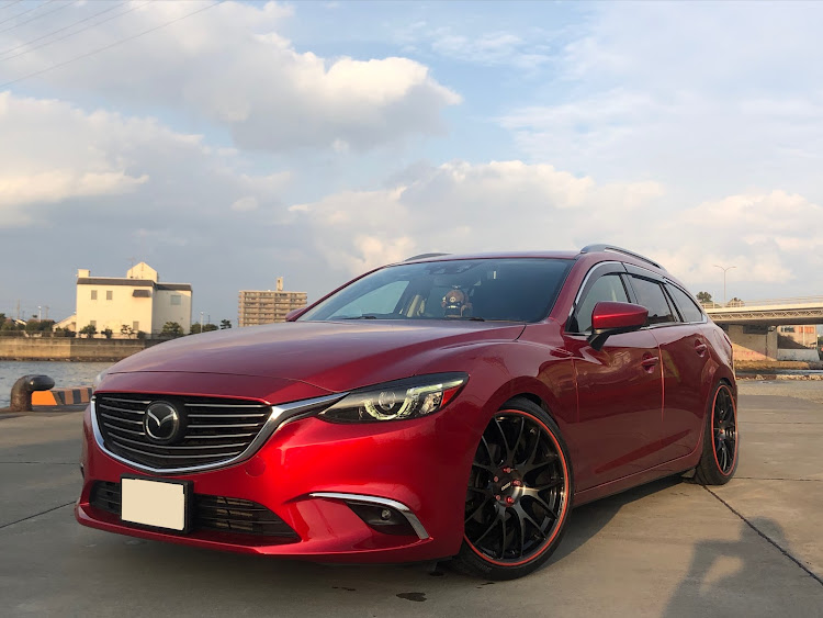 アテンザワゴンのいつもイイネ&コメントありがとうございます🙇‍♂️・タイヤ交換・ブリヂストン・ポテンザS007A・夕日と愛車に関するカスタム事例の投稿画像7枚目