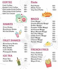 Angel's Fastfood Cafe menu 1