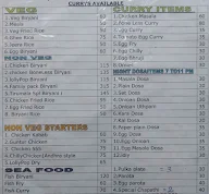 Tirumala Mess menu 1