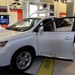 google self-driving car at computer history museum in silicon valley in Mountain View, United States 