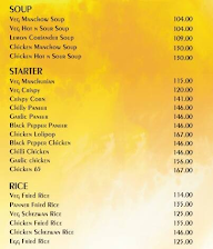 New Thali King menu 1