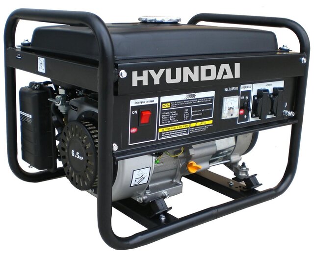 Máy phát điện Hyundai 5kW động cơ đề nổ hoạt động mạnh mẽ bền bỉ