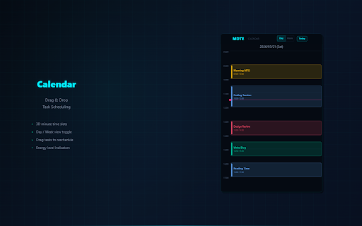 MDTE - Mood Driven Task Engine screenshot 2