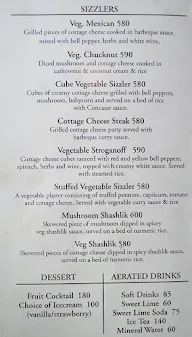 Moet's Sizzlers menu 2