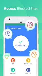 Tornado VPN Pro взломанный APK 1