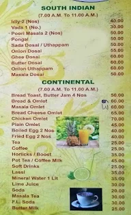 Hotel Anitha Towers menu 4