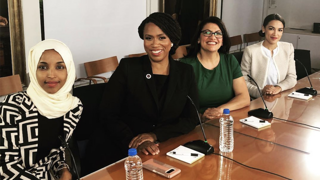 Ocasio-Cortez shares photo of new 'squad' on Capitol Hill