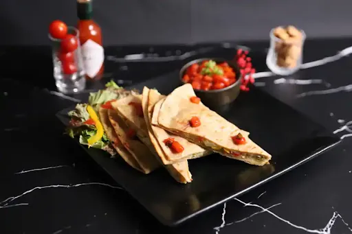 Keto Veg Quesadilla With Tomato Confit